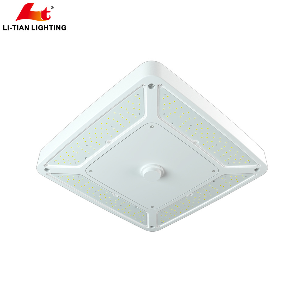 ETL certificate 150w 200W gas station smd retrofit 100w led canopy light for petroleum use motion sensor led IP65 light