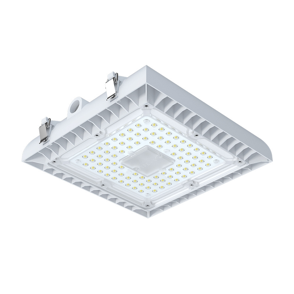 Square design led garage light 40w 60W 75W with etl dlc lumen 150lm/w