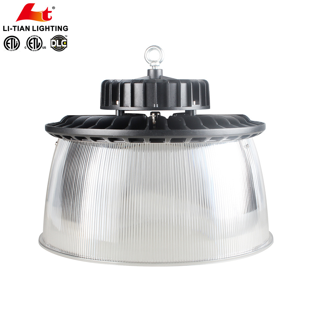 CE DLC ETL industrial waterproof 240W IP65 UFO led high bay light for warehouse garage