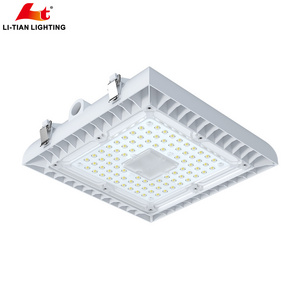 Square led canopy lights 40w 60W 75W aluminum housing high quality with 150lm