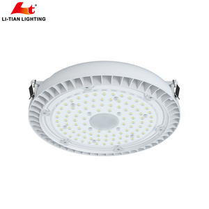 40W 60W 75W low bay warehouse lighting fixtures round led parking garage canopy lights