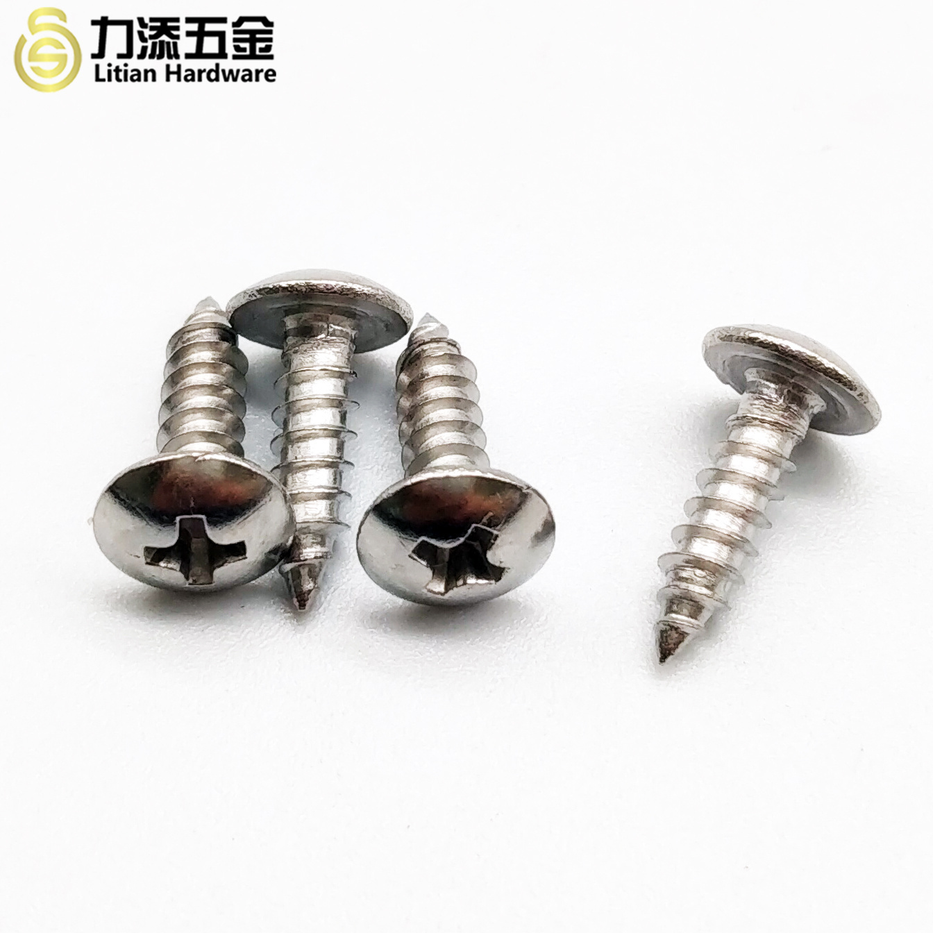 Stainless steel Cross large flat head tapping screws umbrella head screws large cap screws