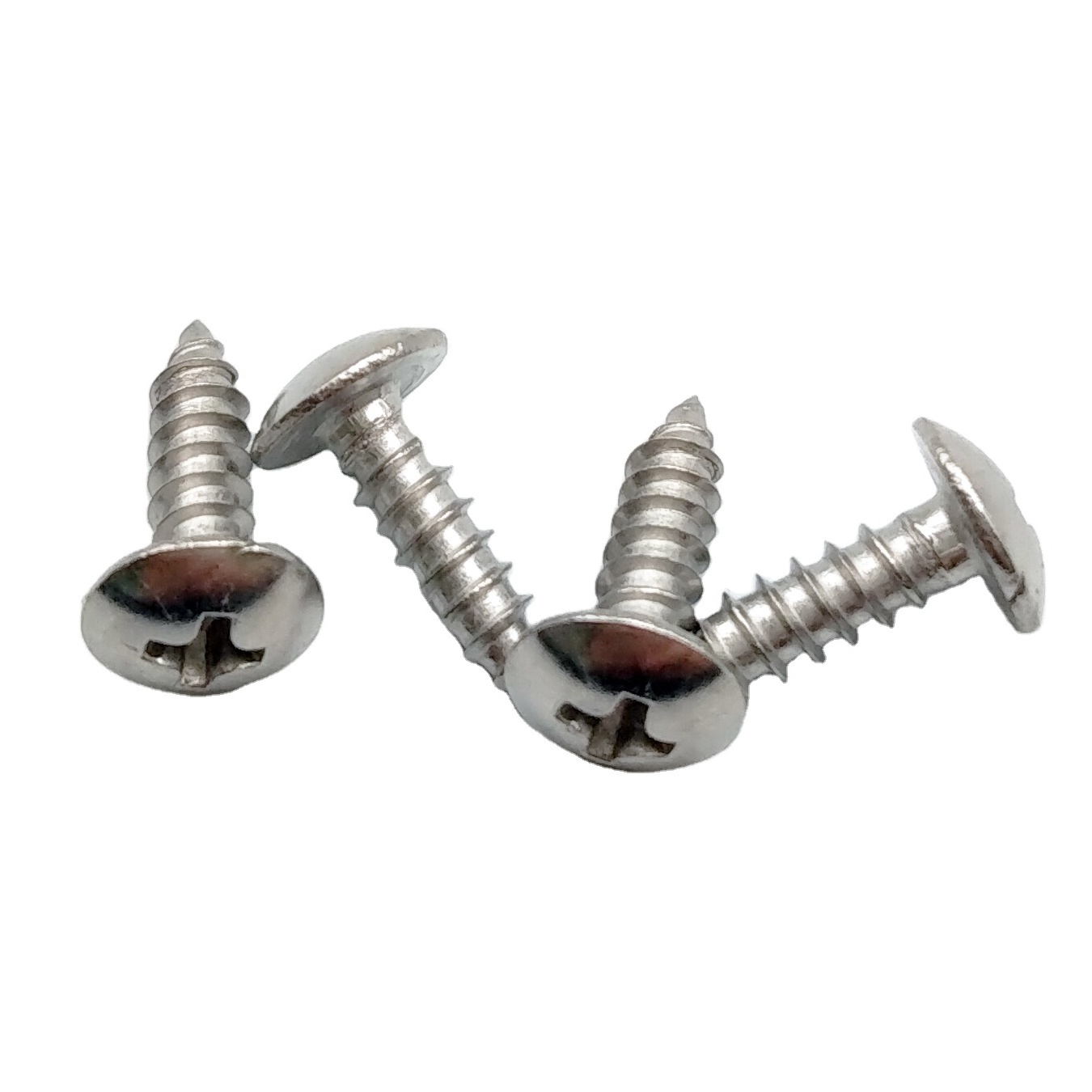 Stainless steel Cross large flat head tapping screws umbrella head screws large cap screws