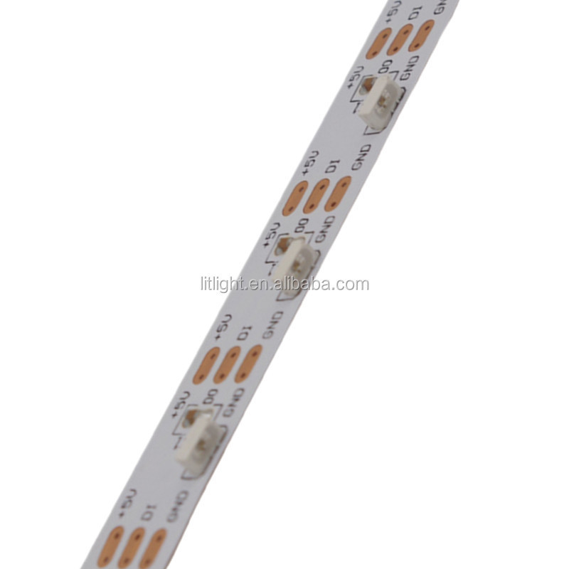 Programmable DC 5V 30LEDs 60 LEDs 144 leds/M Edge light DC5V SMD 3512 Digital RGB Side view flex LED Strip SK6812 IP20/IP65