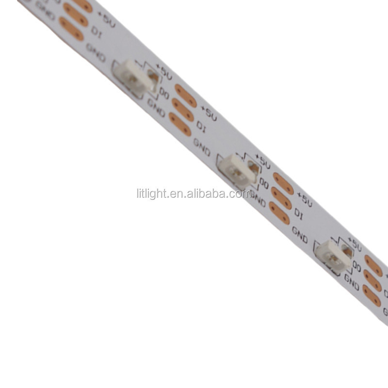 Programmable DC 5V 30LEDs 60 LEDs 144 leds/M Edge light DC5V SMD 3512 Digital RGB Side view flex LED Strip SK6812 IP20/IP65