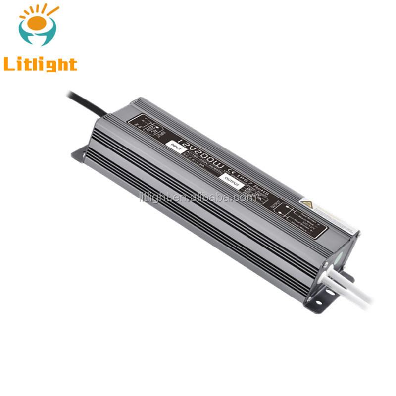 60W 80W 100 W 150W water-proof IP67 high power 100W LED Power Supply LED Driver 12V/24V DC for LED Strip/Module/point lights