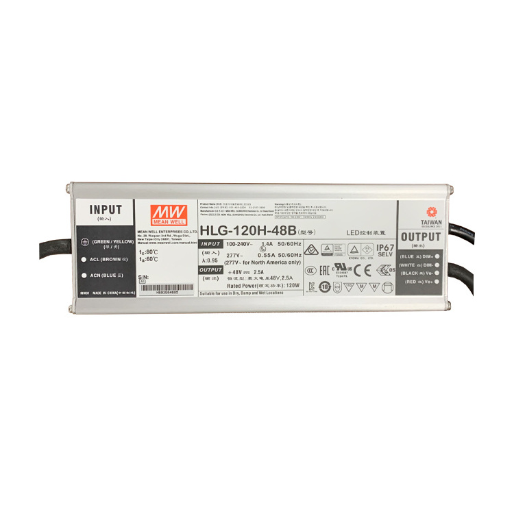 High quality Mean Well ELG Series 24V 36V 42V 48V 54V LED Power Supply ELG-75 75W ELG-150 150W ELG-100 100W LED Driver Meanwell