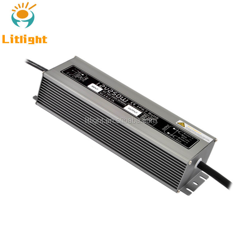 60W 80W 100 W 150W water-proof IP67 high power 100W LED Power Supply LED Driver 12V/24V DC for LED Strip/Module/point lights