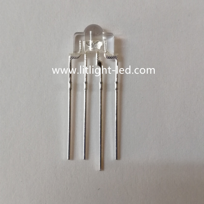 F3 RGB LED full color diffused nipple shape diode 4 pin common cathode/anode 3mm LED chip for mechanical keyboard lighting