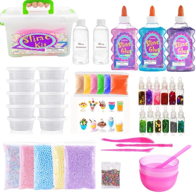 Custom Making Clear Glue Slime Diy Kit With Tool Diy Slime Maker