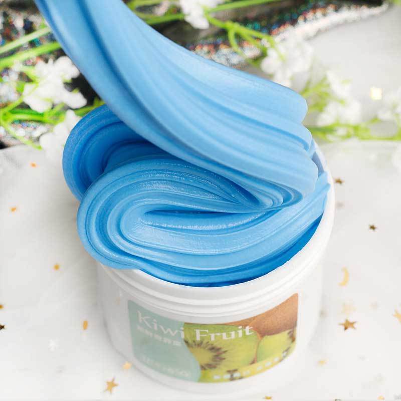 Color Putty Glue Diy Making Kit Air Dry Soft Modeling Polymer Clay Play Dough Kids Floam Blue Butter Slime Supplier