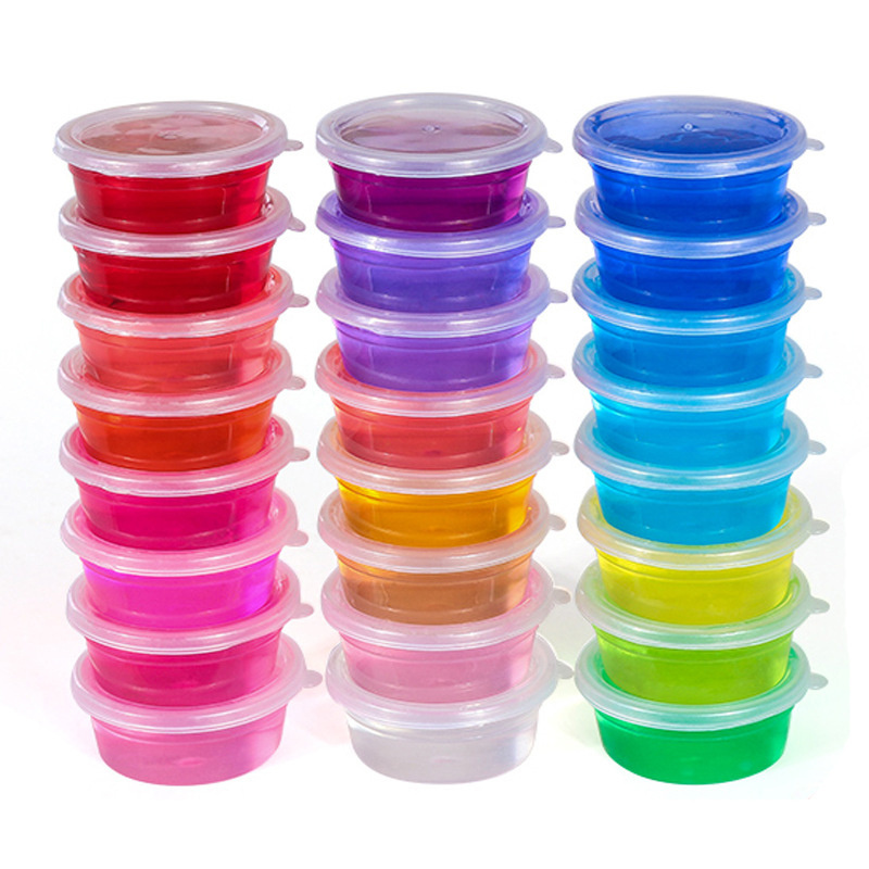 Hot Sale Playdough Slime Kit For Kids Clear Slime Stretchy DIY Crystal Slime