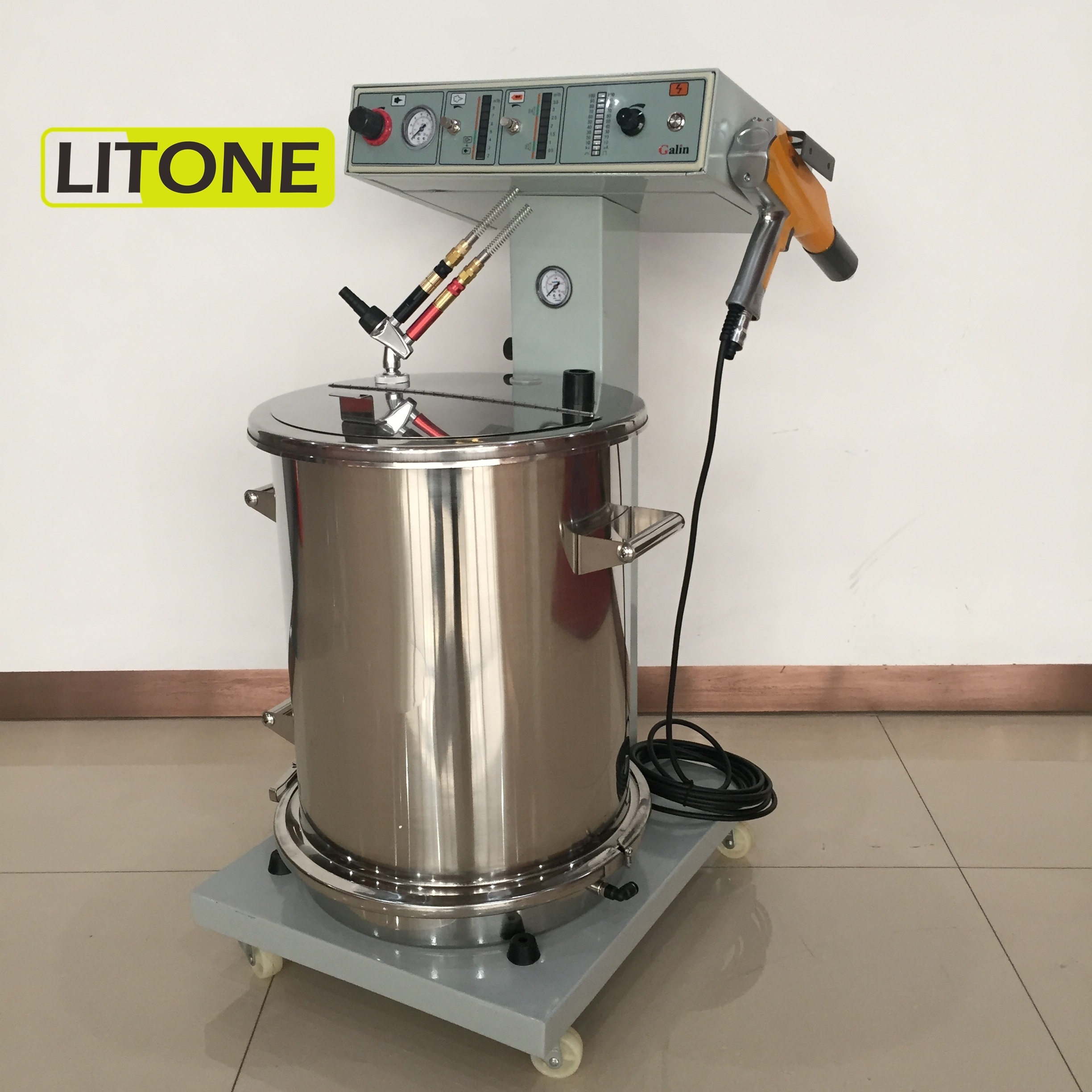 LitonePGC-1 Metal door powder spray paint painting coating coat flocking machine machines gun Machinery