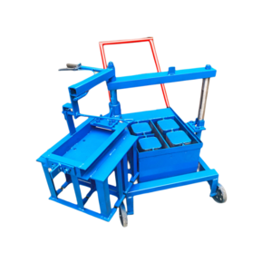 Portable small manual easy to operate brick making machinery cement concrete brick making machine