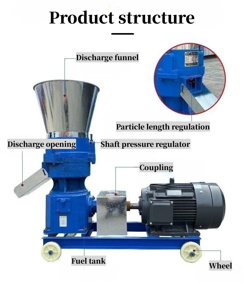 Super affordable farms commonly used small feed pellet machine feed processing machines