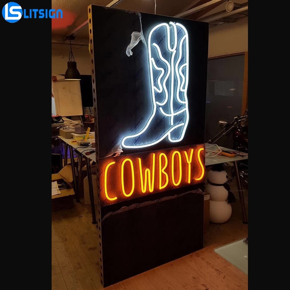 hello beautiful happy birthday bedroom home wedding party letter strip flex decor open wall light custom led neon sign shoes