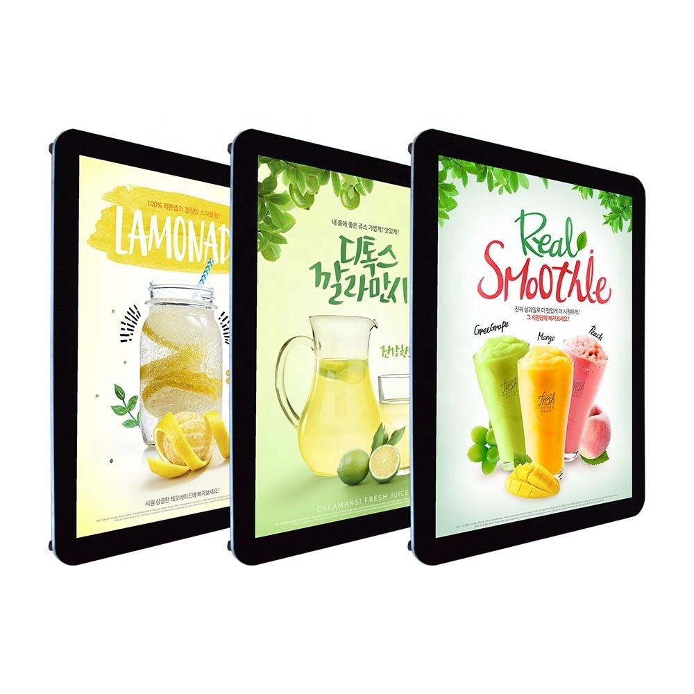 a2 a3 cafe takeaway fast food led electronic magnetic wall mounted advertising menu sign restaurant light board