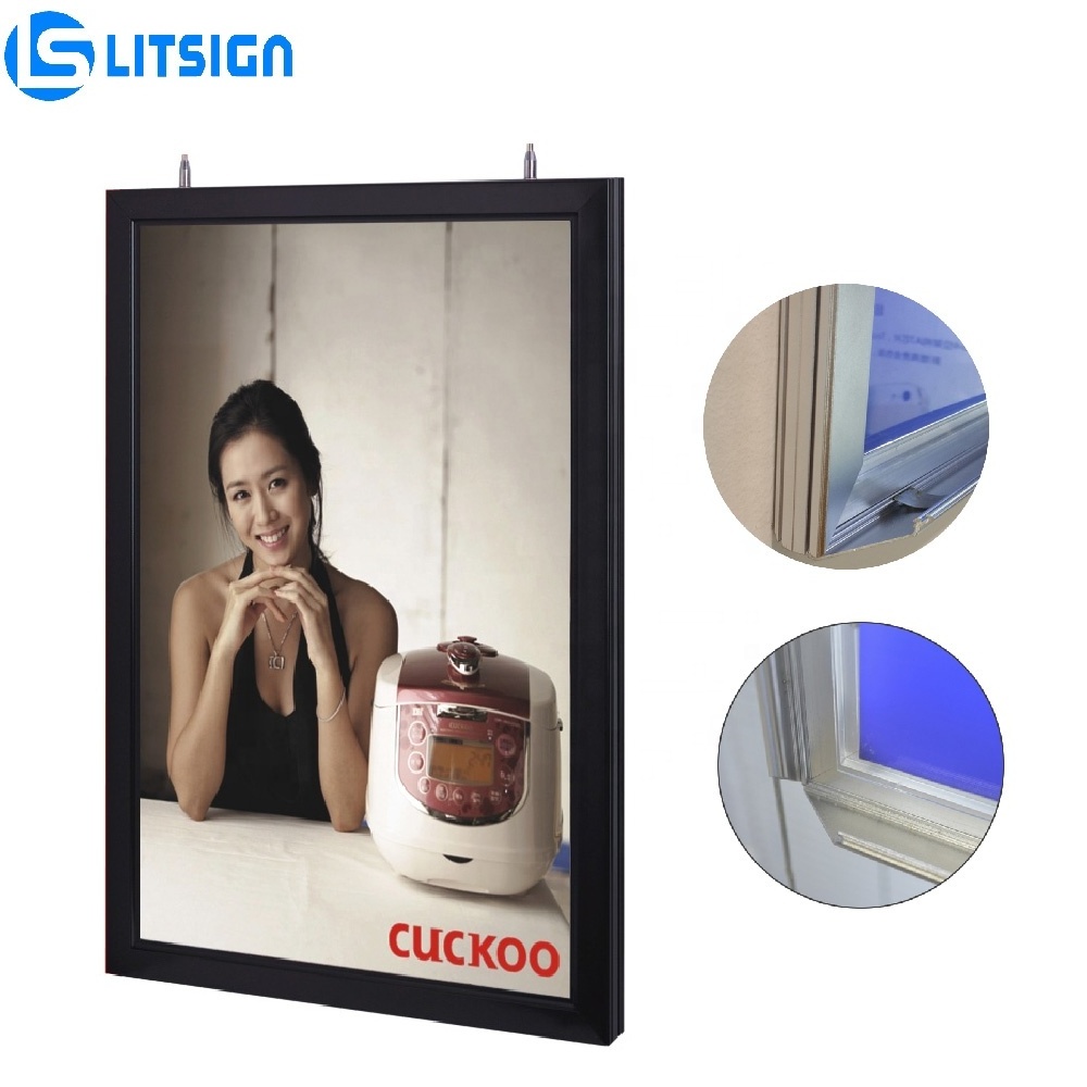 trade show booth publicidad advertising display garments aluminum extrusion menu display light box