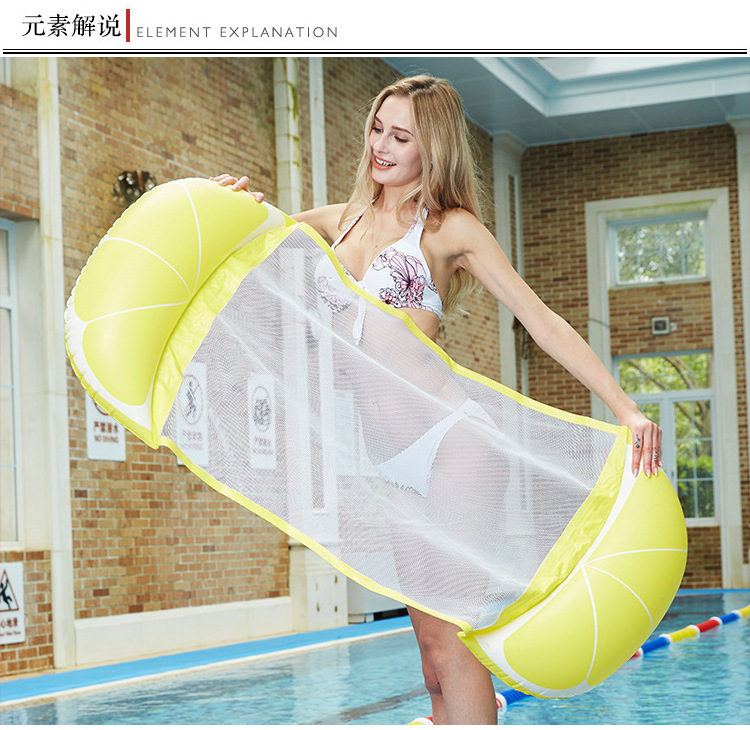 B03 Fruit Style Swimming Pool Lounger Water Sports Air Mattress Inflatable Hammock for adult swimming pool accessories