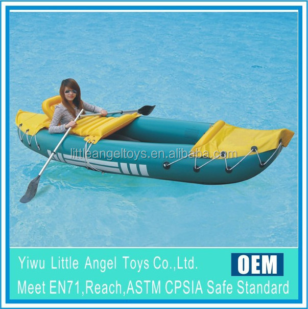 Color Box OEM 2 Membersen71 6P PVC Inflatable Boat B08 Cheap Fishing Inflatable Canoe Kayak EN71 6P 3.1 - 4m 2 Person Sup Board