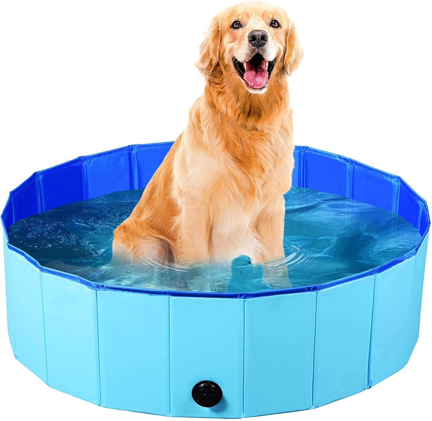 A01 Foldable PVC Inflatable Dog Pet Bath Tub Collapsible Kiddie Pool for Cats and Kids for Dog Swimming Pool