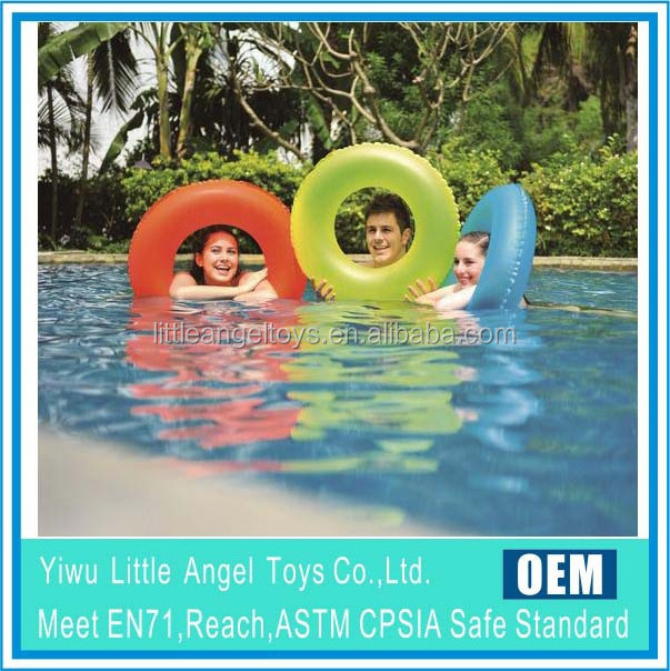 B01 New Design kids adult PVC inflatable swim Ring inflatable Tire Tube Pool  Water Tube Kids use PVC swim ring