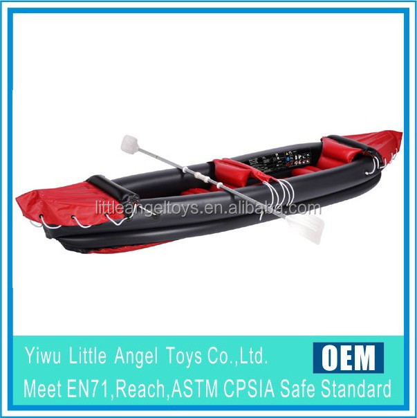 B08 Seasonic PVC Inflatable 2 person Raft Kayak Canoe Boat with Paddles & rasket inflatable for 2 person 3M long