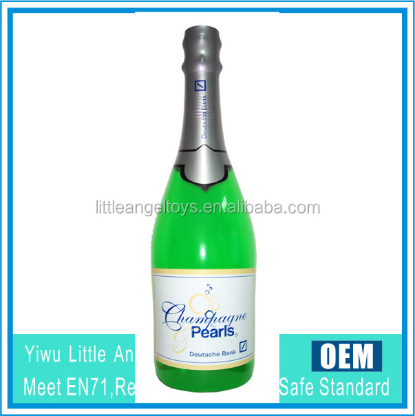 D04 PVC  inflatable champagne bottle and balloons inflatable swimming pool floats for kids use