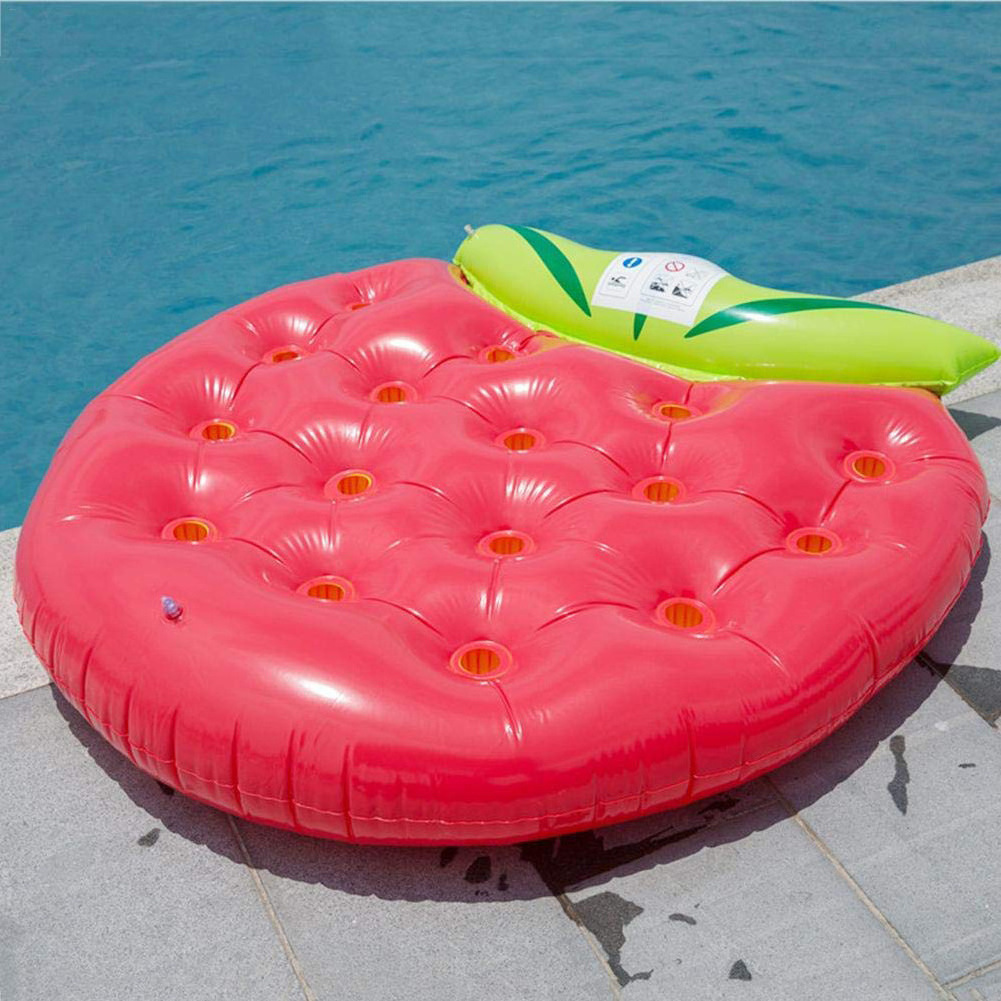 B03 PVC Inflatable Pool Float Strawberry Raft Float for Lakes Beaches and Rivers factory custom float