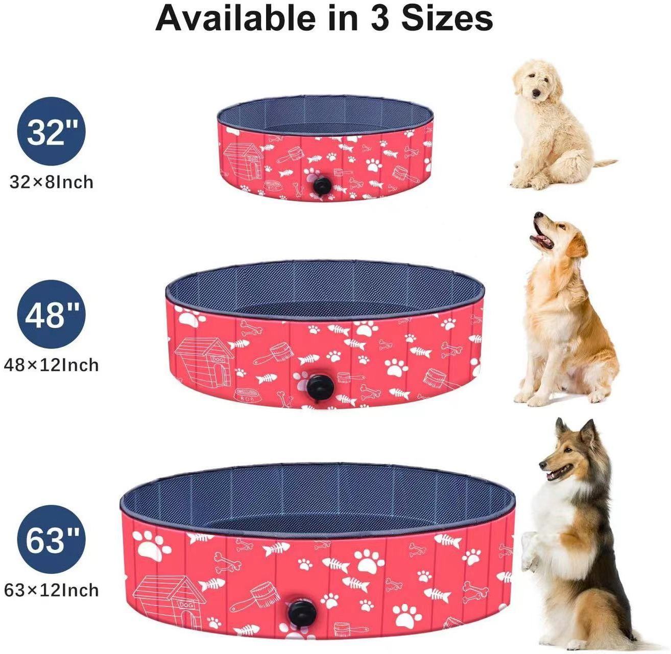 A01 Seasonic Pet pool inflatable ice bath tub cold plunge muti-specification pet foldable dog swimming pool