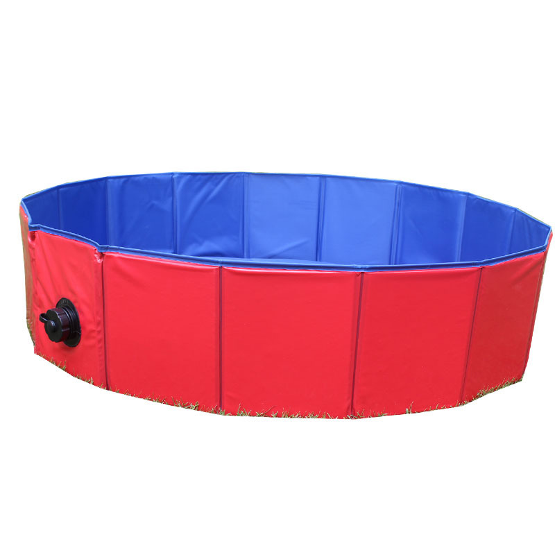 A01 Foldable PVC Inflatable Dog Pet Bath Tub Collapsible Kiddie Pool for Cats and Kids for Dog Swimming Pool