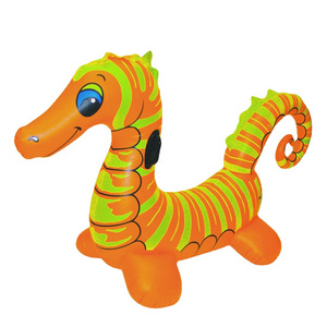 B01 Inflatable dragon Ride On Inflatable Dragon Pool Float yellow PVC inflatable seahorse for pool water float ride toy