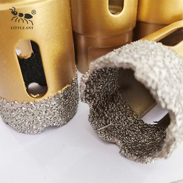 LITTLE ANT Multipurpose Hole Saw Core Diamond Tile Bit Drill Deep and Ceramic Porcelain Drilling Bits Set for Marble Brazing