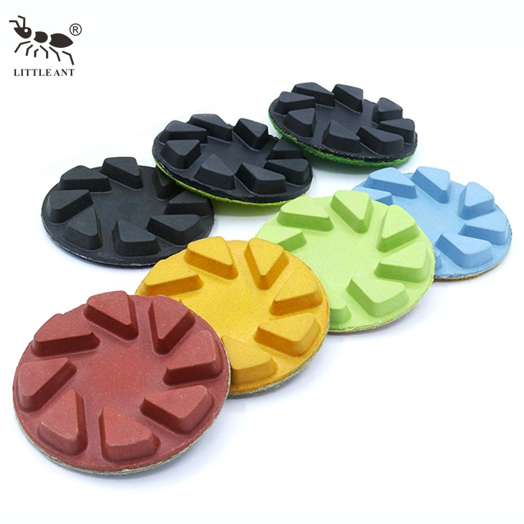 LITTLE ANT Marble Granite Quartz Concrete Polishing Pads  Epoxy Resin Diamond Floor Grinder Buffing Pad Discs