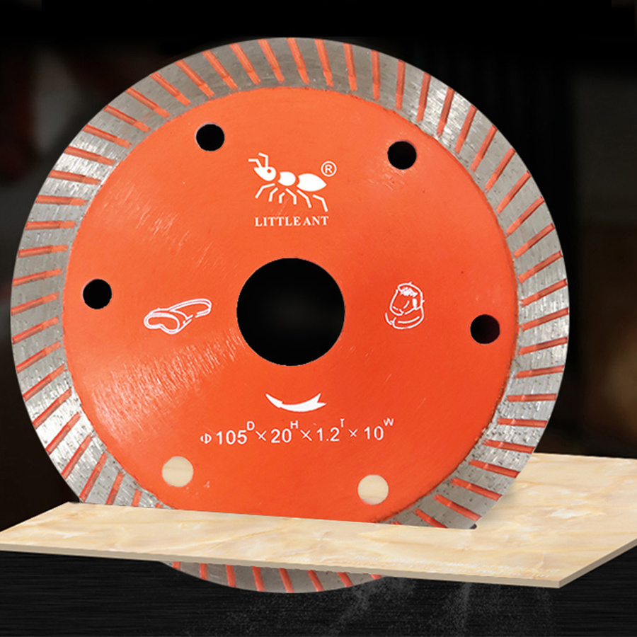 LITTLE ANT 4 Inch Turbo Super Thin Factory Sale Sinter Cutter Ceramic Dry Circle Cutting Disc Porcelain Tile Diamond Saw Blade