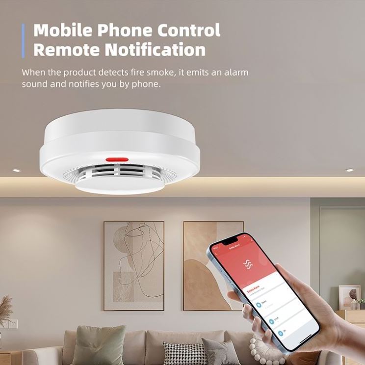 New Design Interlinked Alarm Cigarette Smart Smoke Detector For Wholesales