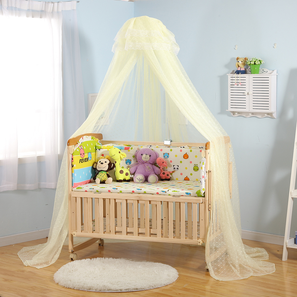 Little Bay Produced Infant Mosquito Net Crib Hanging Mosquito Net Crib Dome Mosquito Net with Bracket