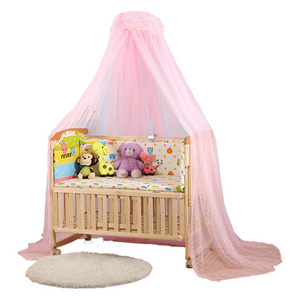 Little Bay Produced Infant Mosquito Net Crib Hanging Mosquito Net Crib Dome Mosquito Net with Bracket