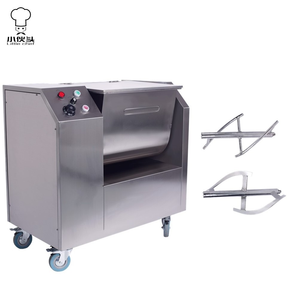 Powder ribbon blender mixer  for dry powder  with 3 blades