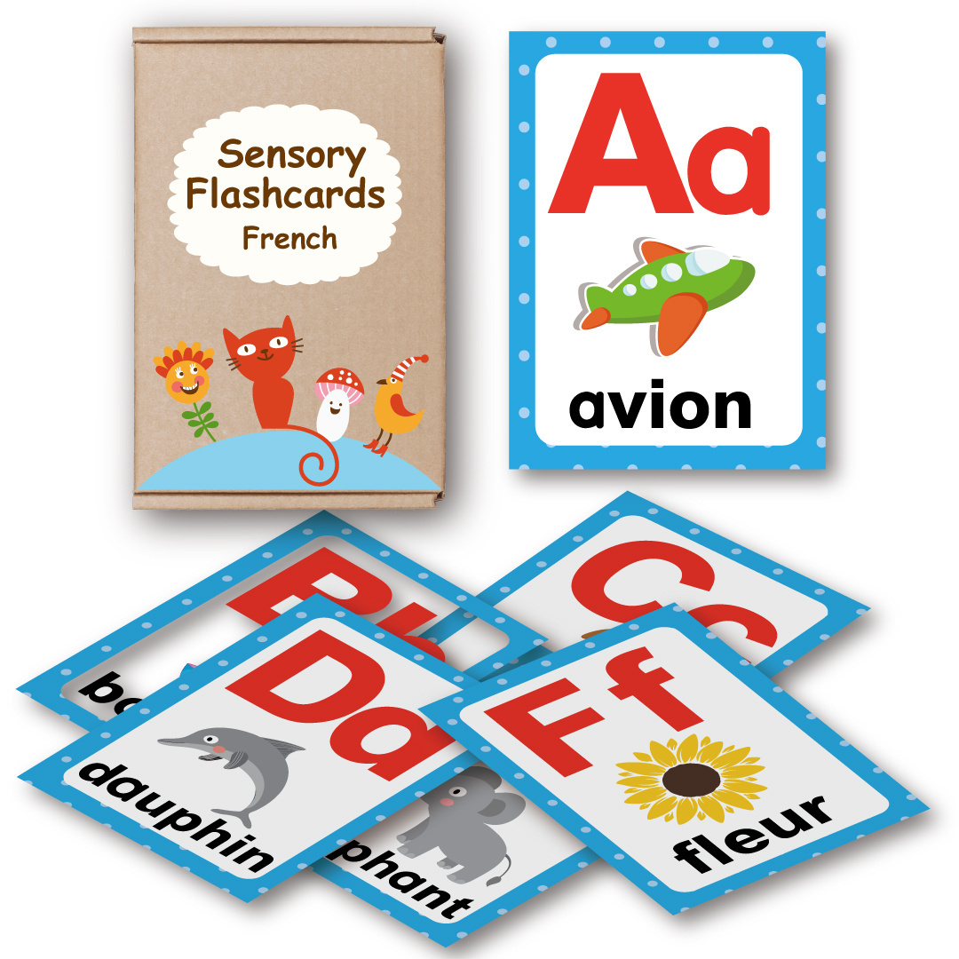 Customized flash cards learning cards free content design