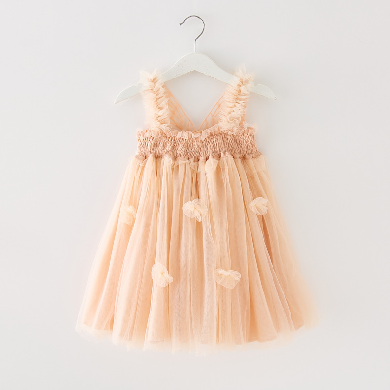 Wholesale Little Girls Tutu Dress Baby Birthday Party Princess Dresses Girls Butterfly Wings Tulle Dress