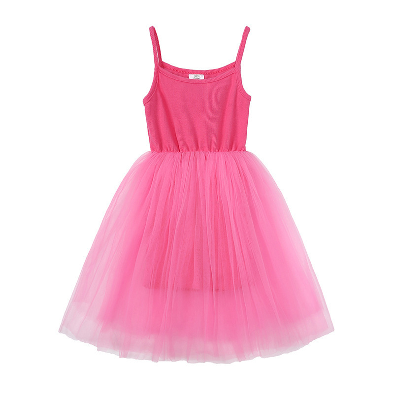 2023 Baby Toddler Princess Tulle Sundress Kids Party Fashion Clothes Tutu Dresses For Girls