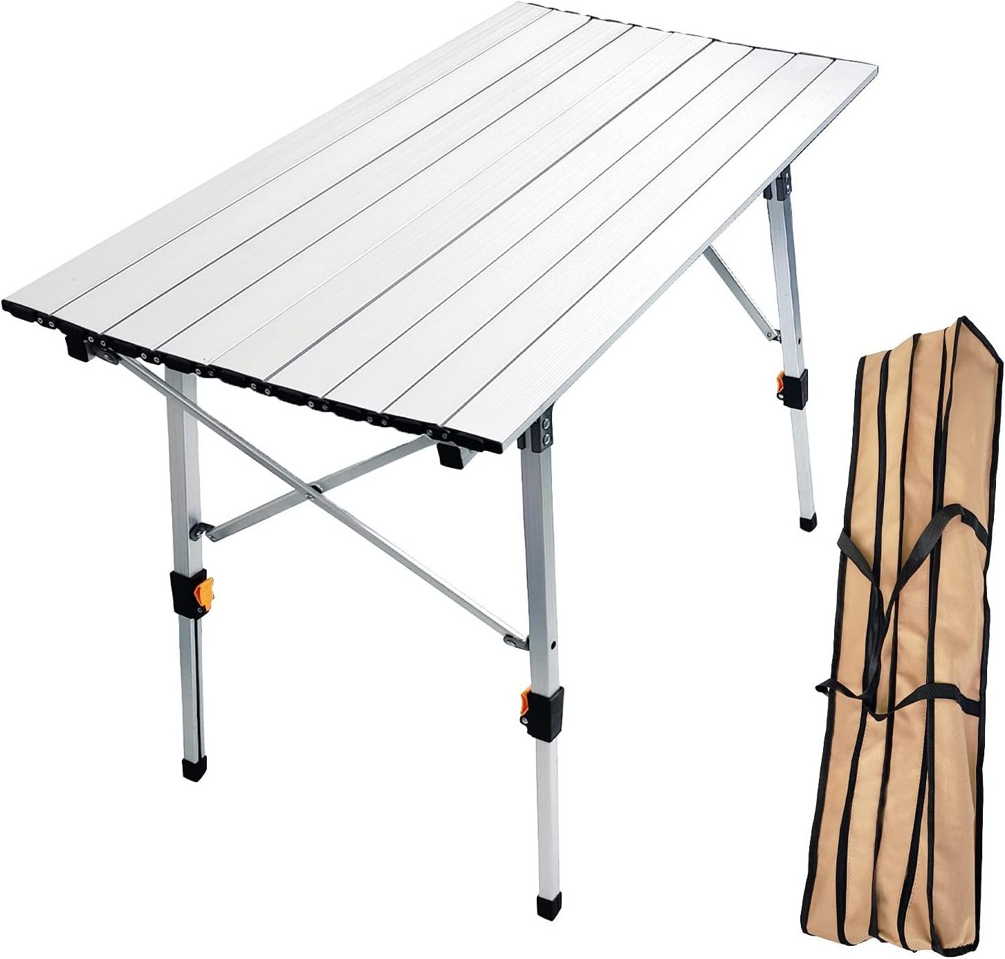 Multifunction BBQ fishing table Outdoor folding table Aluminum omelet table for Camping hot pot