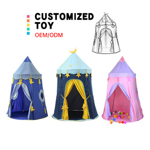 Children's tent play house indoor yurt toy playing teepee cheap house home decoration game playhouse kids tents for baby