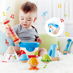 hot selling Infant Music baby educational toy wooden kid music instrument infant baby musical toys set