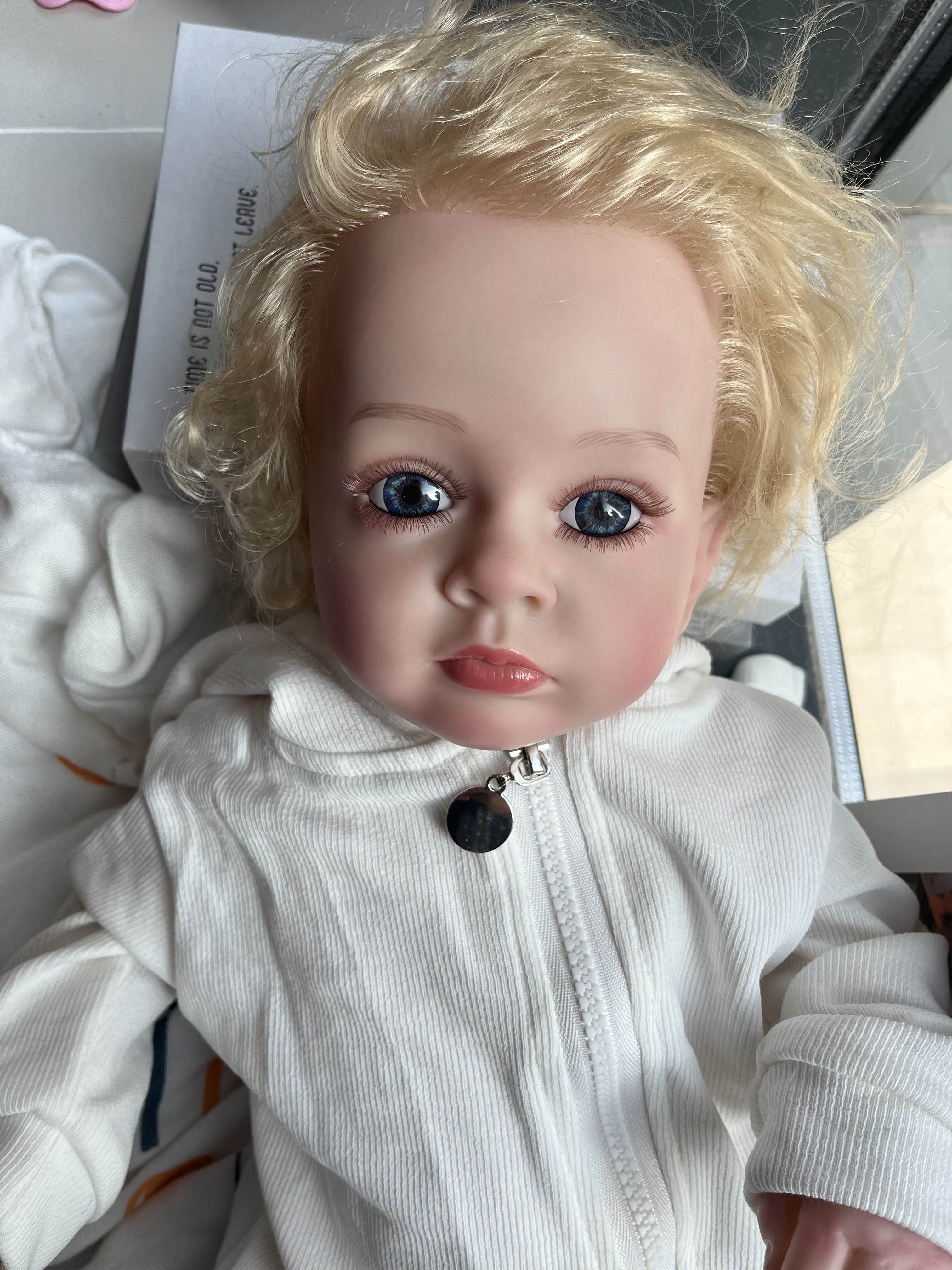 Direct Doll Factory Real Life Chucky 18Inch Real Boy Baby Dolls Bebe Reborn Silicone For Girl