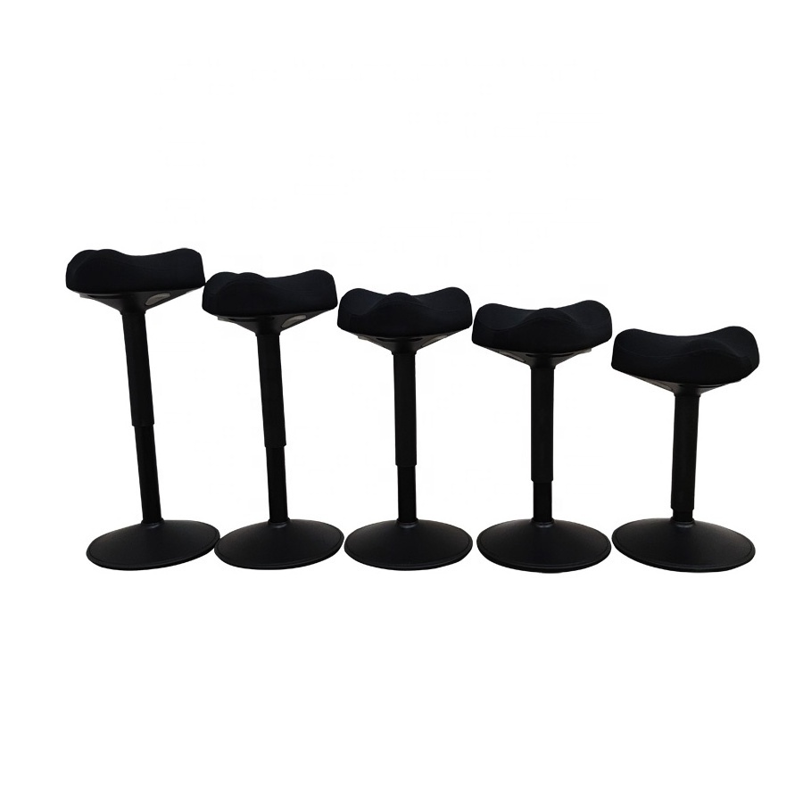 Adjustable Ergonomic Swivel Office Chair sit-stand balance stool with  Anti-Slip bottom seat