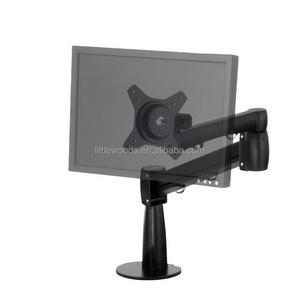 Aluminum Casting Gas Spring 18''-28'' Lcd Single Swing Monitor Arm Heavy Duty Single Lcd Wall Monitor Arm Pc Monitor Mount Arm