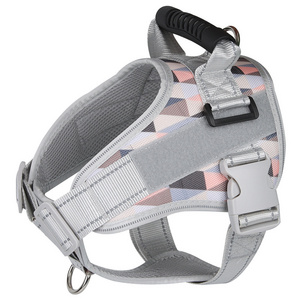 Custom Dog Harness Vest No-Pull Adjustable Quick release Buckle Pet Clothes for Small medium Large Dogs Vest Pets Dogs Harness