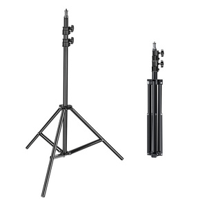 Photography Tripod Stand Ring Light Stand 6.2 Feet/ 190 cm Sturdy Tripod Aluminum Alloy Floor Selfie Light Stand for Studio